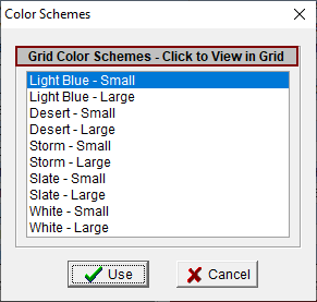 ColorSchemeRecords