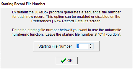 FirstRecordNumber
