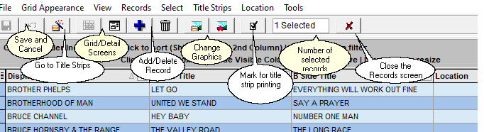 Records Menu Bar Big