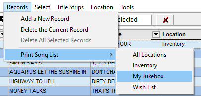 PrintSongsMenu