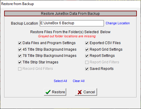 Restore